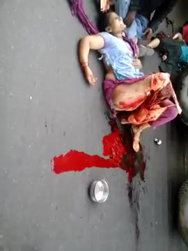 Indian woman  motorcycle accident