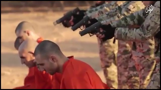 ISIS Children executing prisoners