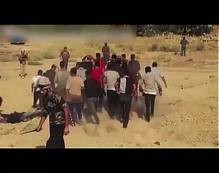ISIS mass execution of syrians 