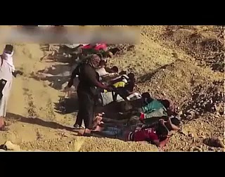 ISIS mass execution of syrians 