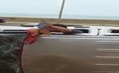 Man Stuck In Car With Broken Hand