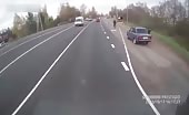 Woman Sent Flying by a Speeding Car