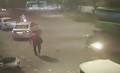 Shocking video of man killed by speeding car