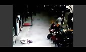 CCTV footage of asian woman getting stabbed