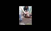 Man beaten in the streets of Mexico