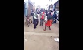 Kenyan gangster lady sucker punch