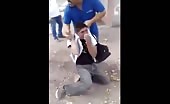 Mexican thief gets brutal beating