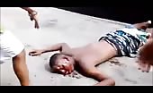 Young guy beaten brutally to death