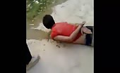 Murder of a helpless guy by Sick Killers