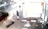 Speeding Car Kills A Pedestrian In Moscow