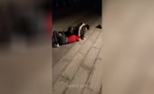 Asian fellaz perform girl style fight