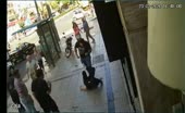 Punk child punches elderly person... gets moment karma