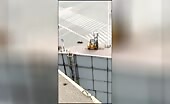 Terrible misfortune for forklift driver