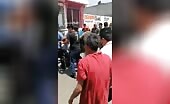 With blows and kicks they attempt to lynch a supposed killer in tizayuca