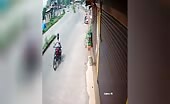 Bicycle stunt in india