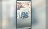 Cctv. couple is executed inside their vehicle