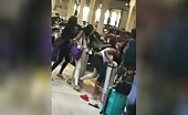 Gigantic fight at miami global air terminal