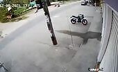Pursuing and killing a motorcyclist