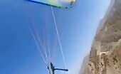 Male films his last seconds alive as his paraglider crashes t.