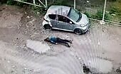 A drug abuser perished on the road from a medicine overdose unce