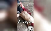A residing guy possessed his palms trimmed initially, after that his legs un