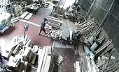 A female acquired a disastrous electric shock at the workplace