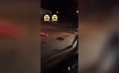 Accident leaves behind bicycle rider torn asunder
