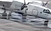 Flight terminal employee's scalp trashed through prop