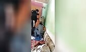 Pusher fires themself in front of mom and also kid.