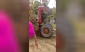 Planter killed through his own tractor