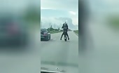 Just how is he even able to walk after that