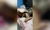 Partner penetrates his wife along with his penis as well as knife