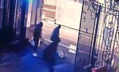 In the facility of moscow, two men as well as a female beat as well as burglarized