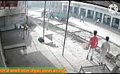 Knocked out with a bottle tractor motorist autumns, deteriorates under t.