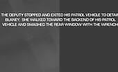 L a county sheriffs shoot crazed woman with a wrench