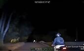 Guy ruptureds into flames after being tazed