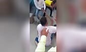Guy whipped to death as crowd wristwatches