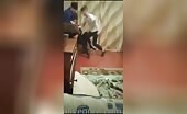 Russian teen whipping while eatinge