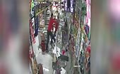 Pair of guy armed with machetes attacked the shopkeeper colomb