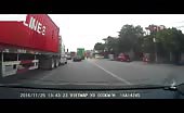Scooter Riders Head Run Over