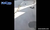 Female Scooter Rider Stripped Naked After An Accident
