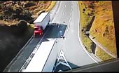 Three Teenagers Riding A Bike Flattened By Truck On Highway