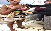 Lady Shoplifter Caught
