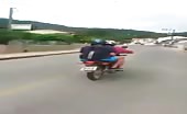 Brazilian Stupid Motorcyclist 