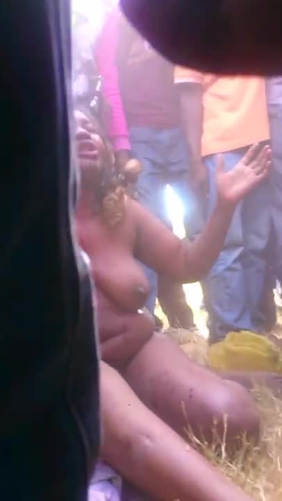 Black Woman Stripped Naked And Beaten By Mob - on horriblevideos.com