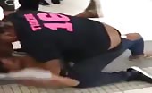 Black Girls Fight - Titties Out - 