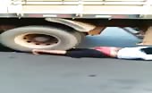 Run Over By A Huge Truck