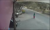 Security Camera Footage - Horrible Accident Angle 1