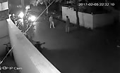 Live murder recorded in CCTV 