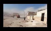 Moment Of The Missile Attack On The City